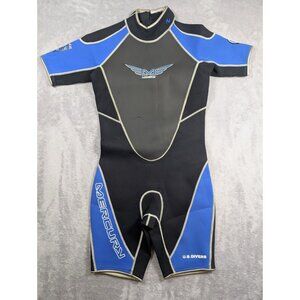 Mercury US Divers Wetsuit Adult Small Black Surfing Diving Jet Ski Watersports